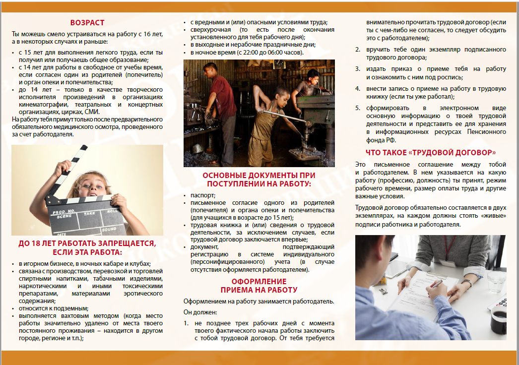 Твои трудовые права Подросток 2