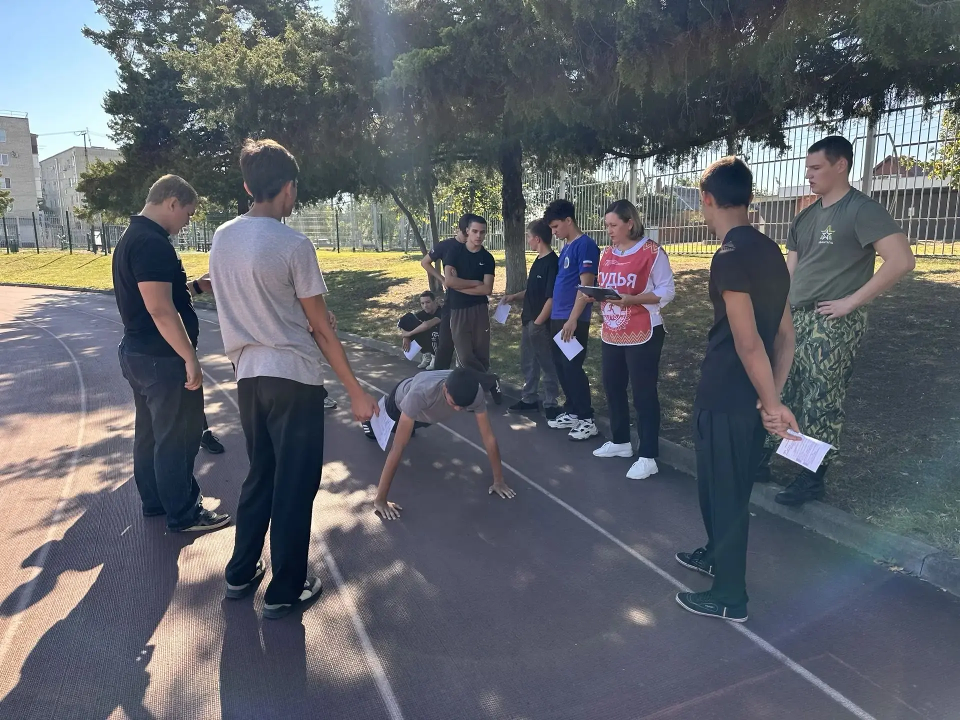 В Кореновском районе прошёл фестиваль ГТО памяти погибших добровольцев (волонтеров)