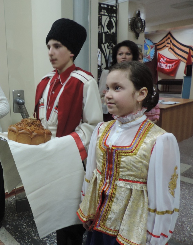 Кадеты Бриньковского училища в гостях в Платнировском сельском поселении