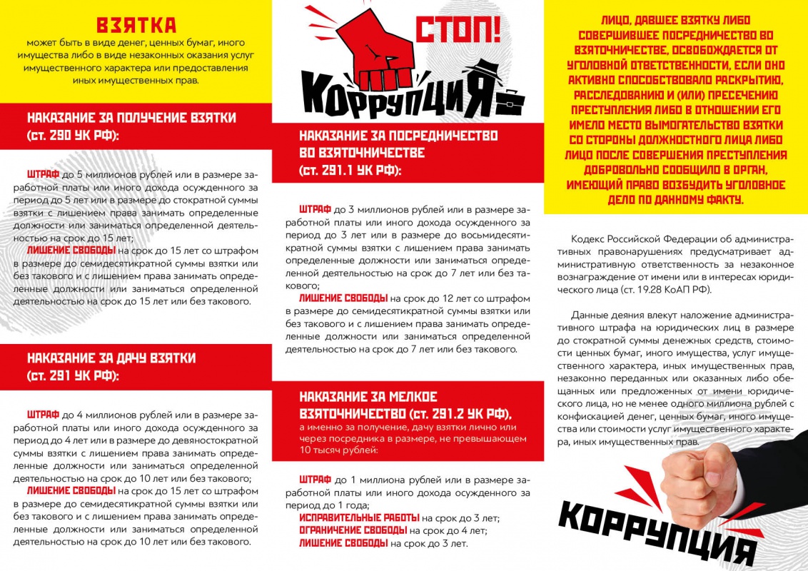 О фактах коррупции...