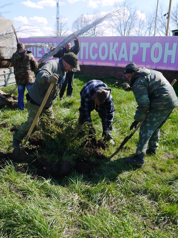 Новый сквер...