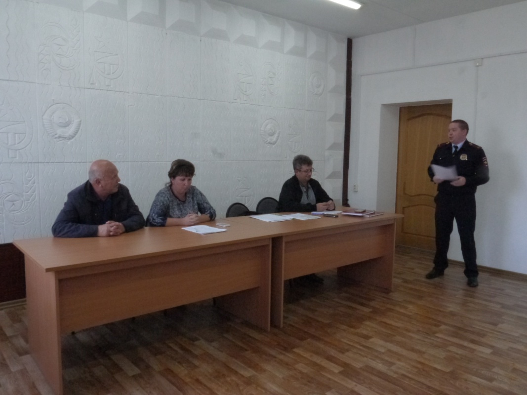 Заседание территориальной комиссии по профилактике правонарушений....
