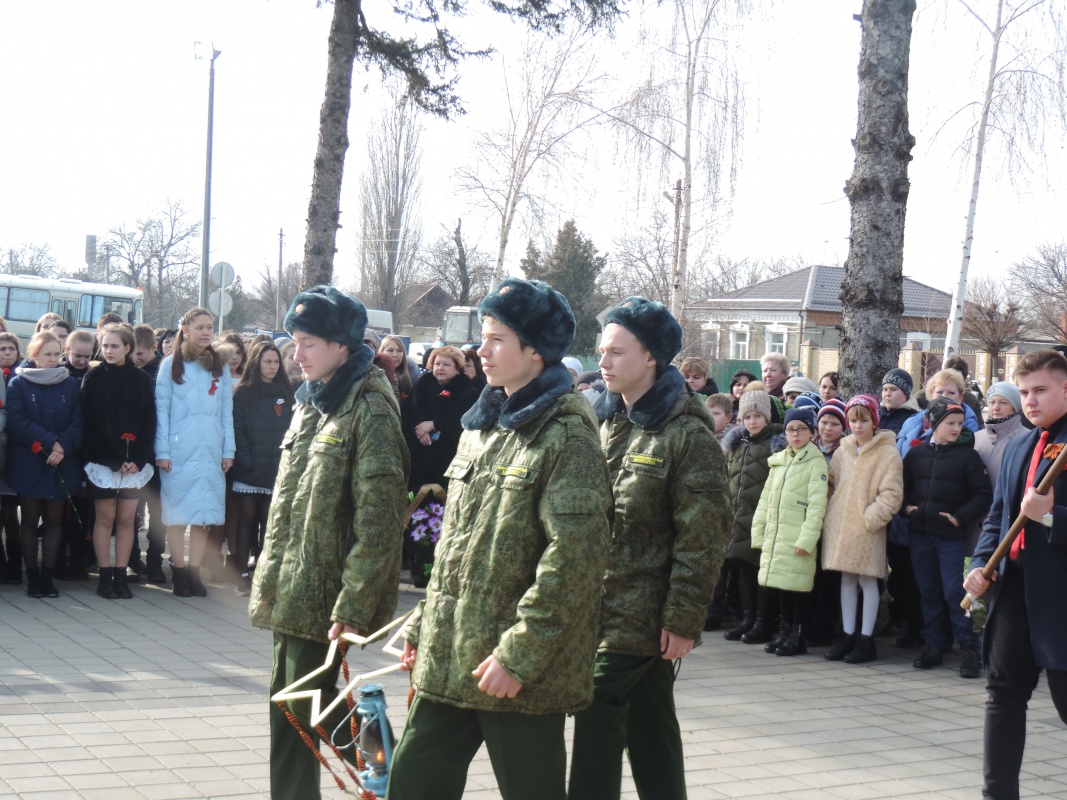 Торжественный митинг памяти, посвященный освобождению станицы Платнировской