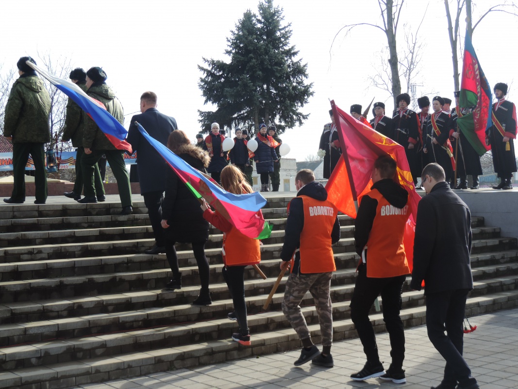 Торжественный митинг памяти, посвященный освобождению станицы Платнировской