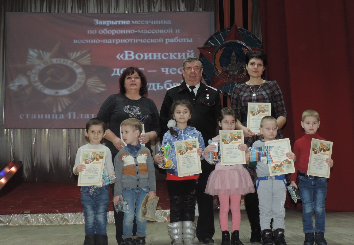 Закрытие месячника оборонно-массовой и военно-патриотической работы