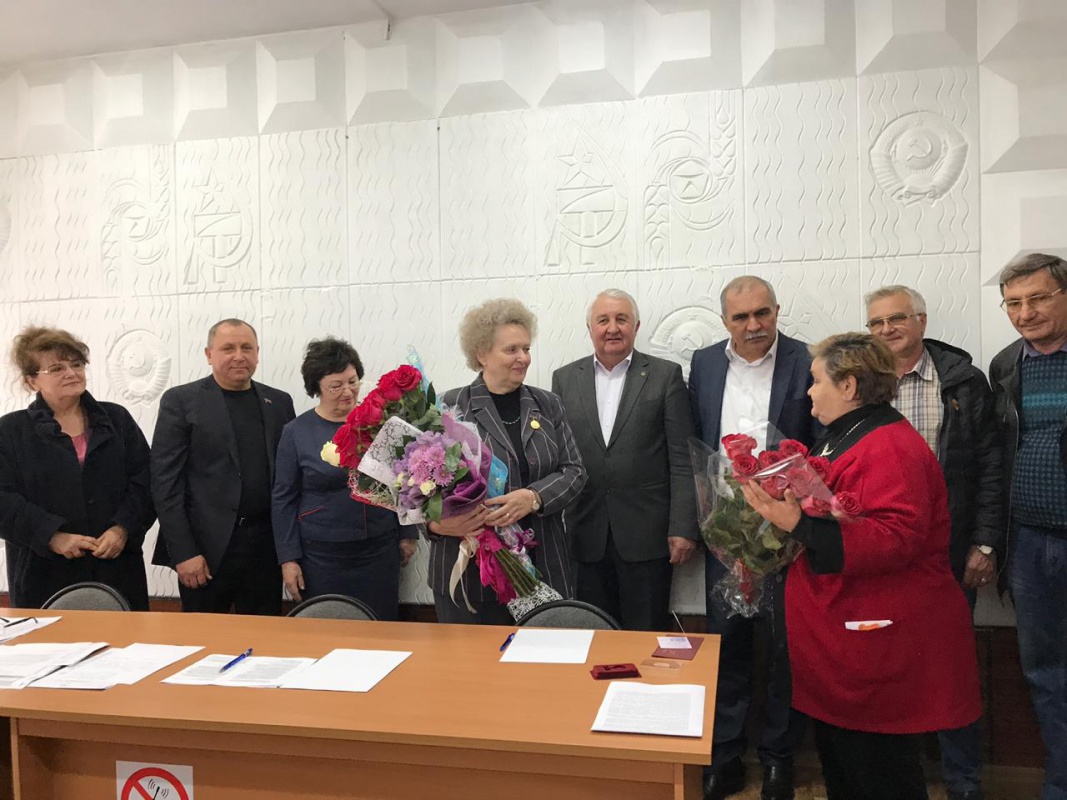 Вручение медали за доблестный труд...