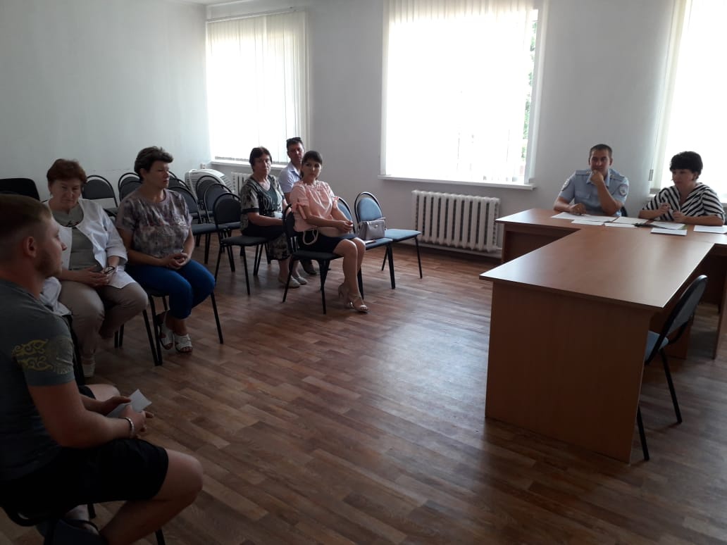 Заседание территориальной комиссии по профилактике правонарушений Платнировского сельского поселения