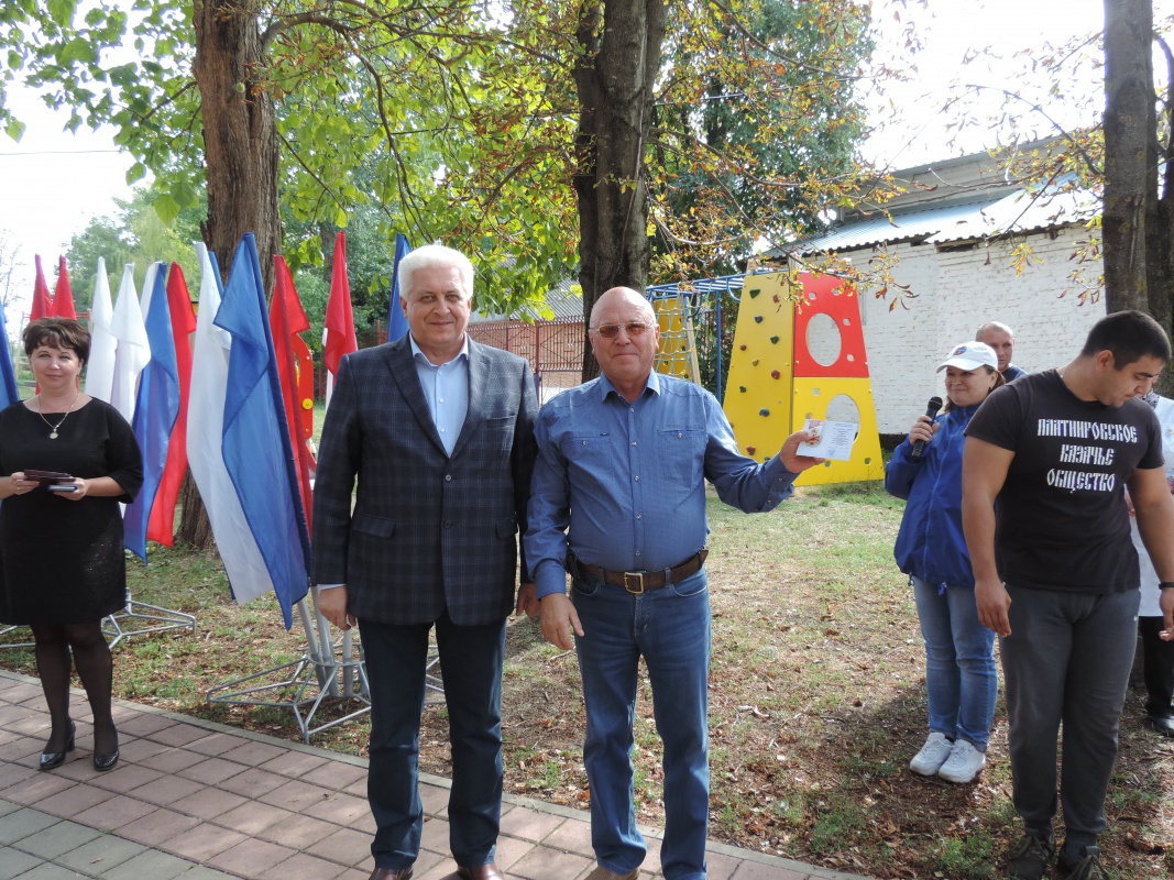 Вручение знаков отличия ГТО