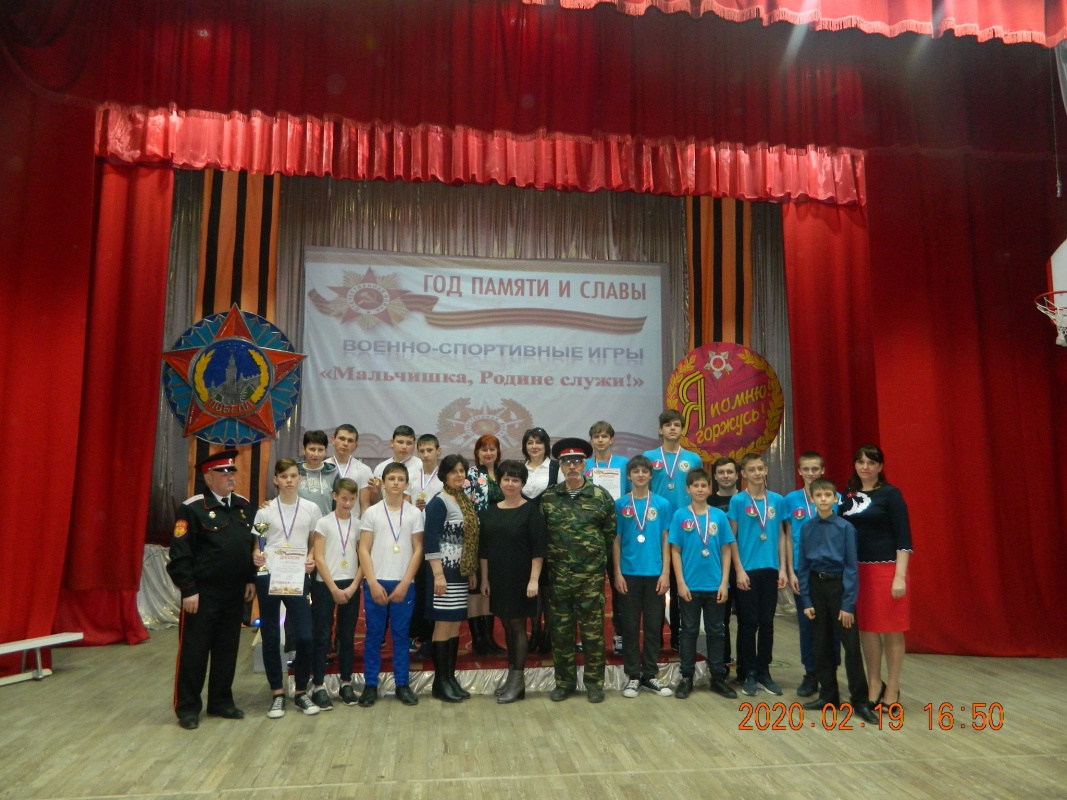 Военно-спортивные игры "Мальчишка, Родине служи!"