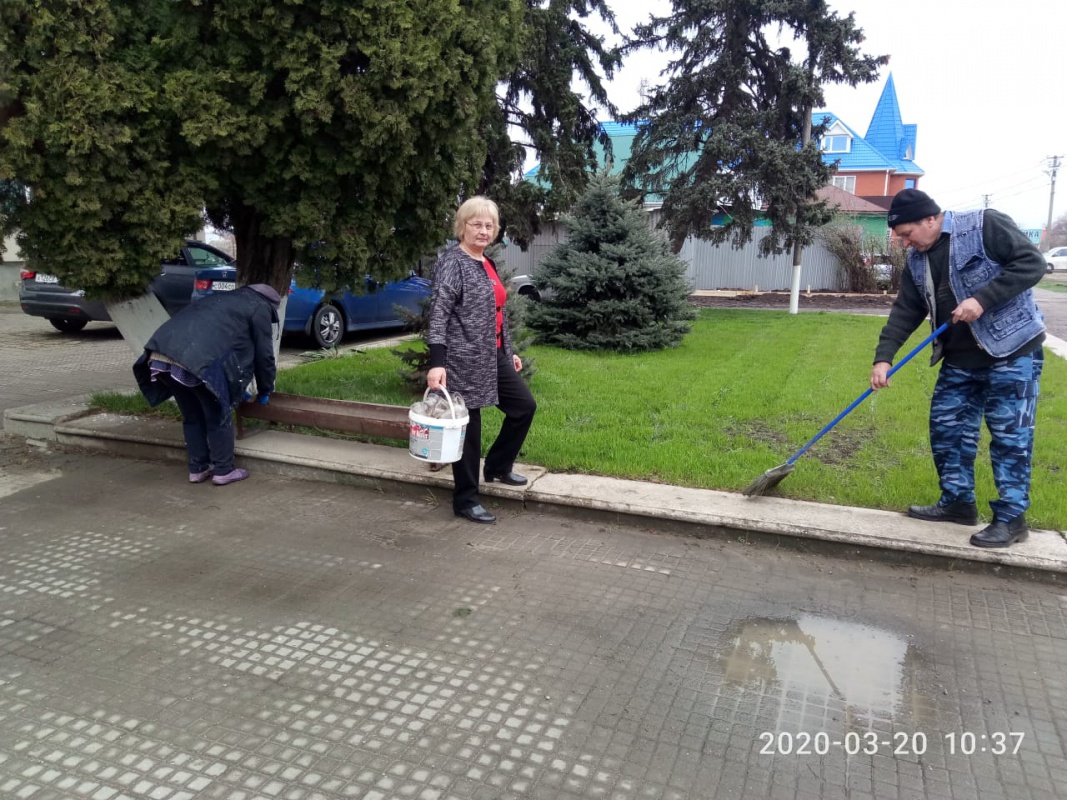 В нашем поселении проходит санитарный день....