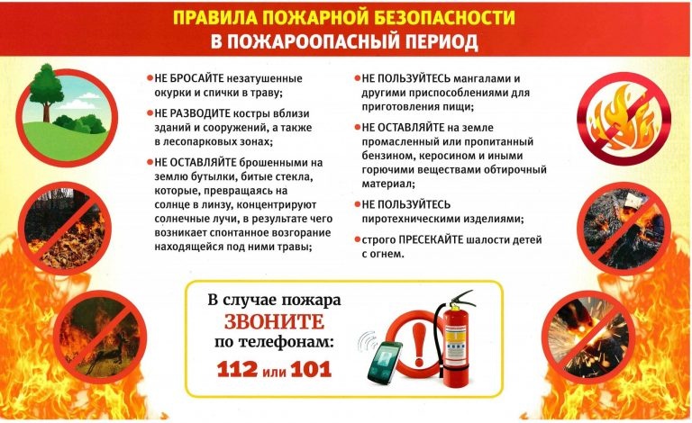 Профилактика пожаров в весеннее время!