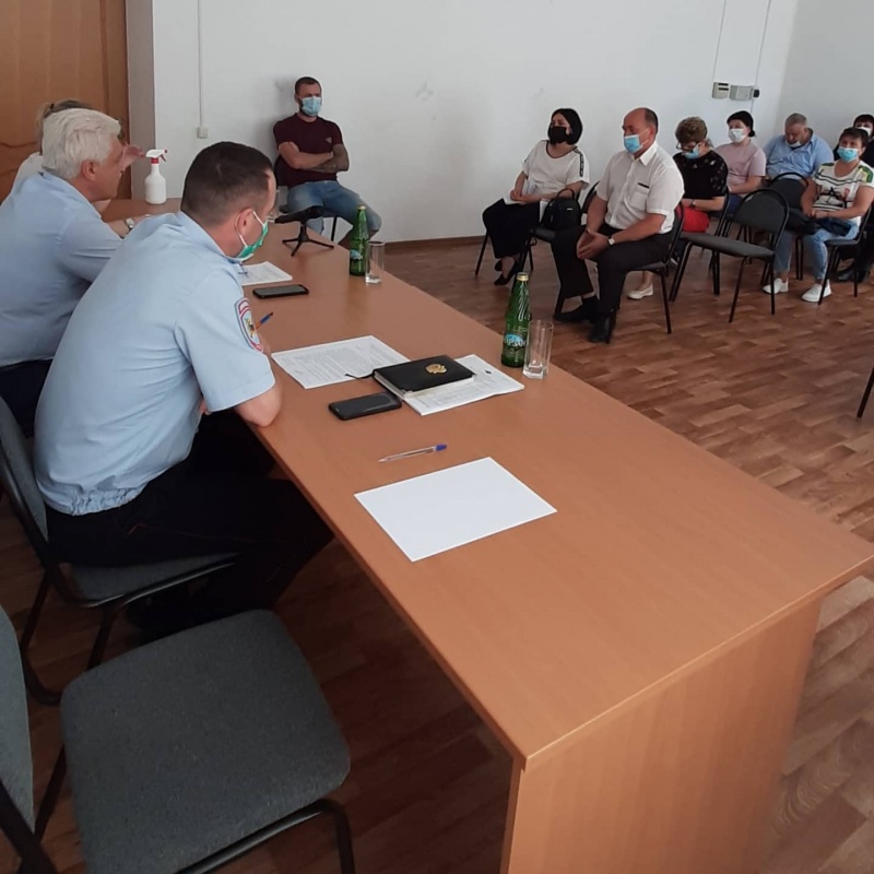 Заседание территориальной комиссии по профилактике правонарушений...
