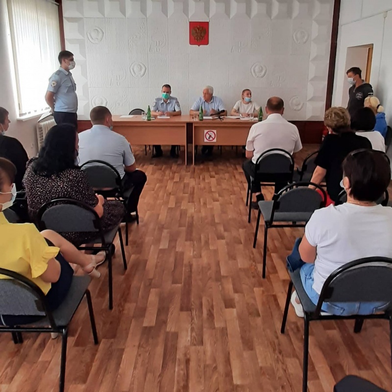 Заседание территориальной комиссии по профилактике правонарушений...