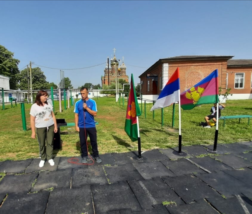 Открытие первого этапа Всекубанского турнира по футболу...