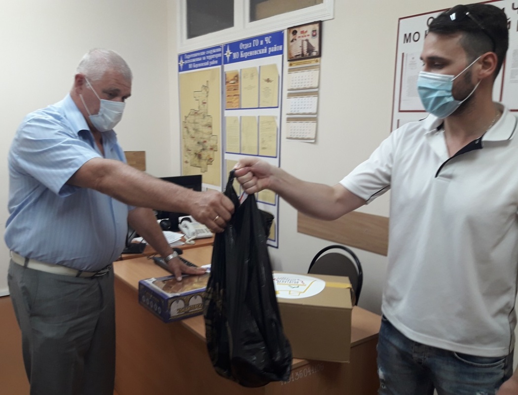 Помогли в ликвидации последствий стихии....
