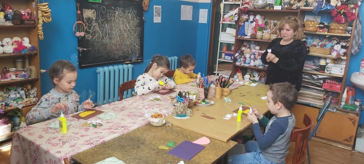 Мастер класс «Подснежник» от руководителя образцового коллектива "Богатица" Ольги Ивановны Степановой