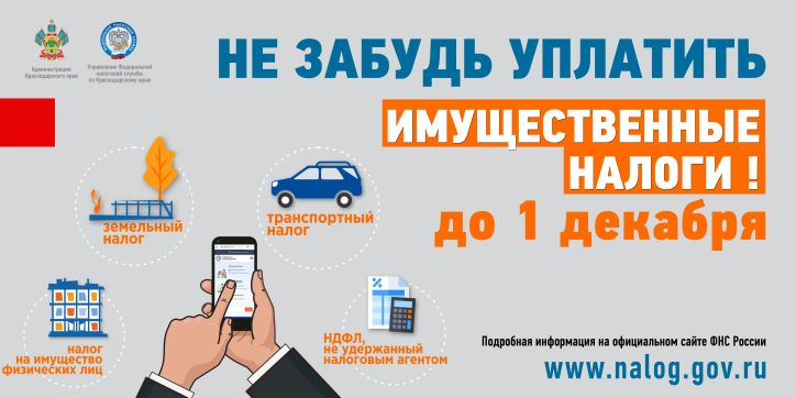 Уплата имущественных налогов